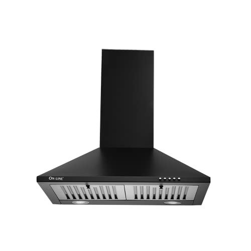 Online Allia Chimney 60 Cms, 800 m3/h Suction, Push Control,...