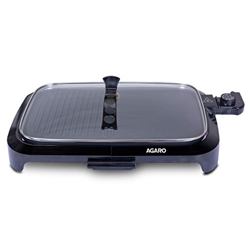 AGARO 1600 Watt Barbeque Non-Stick Electric Griller with...