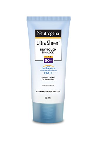 Neutrogena Ultra sheer Sunscreen, SPF 50+, Ultra light, for...
