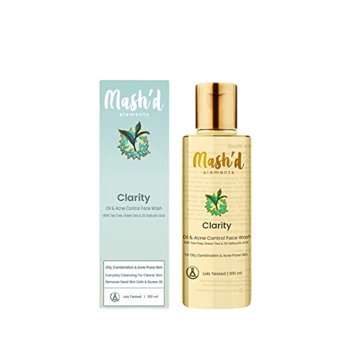 Mash'd elements' Clarity Natural Face Wash for Oily,...