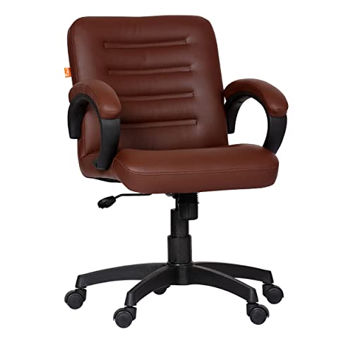Da URBAN® Texas Mid Back Revolving Leatherette Ergonomic...