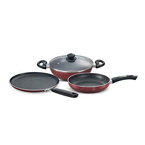 Prestige Omega Deluxe Induction Base Non-Stick Aluminium,...