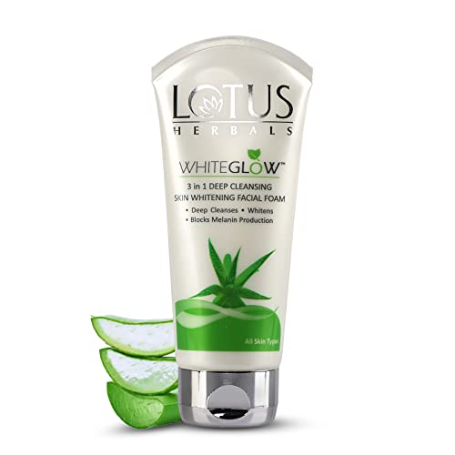 Lotus Herbals WhiteGlow 3-In-1 Deep Cleansing Skin Whitening...