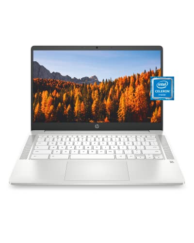 HP Chromebook 14 Laptop, Intel Celeron N4020, 4 GB RAM, 32...