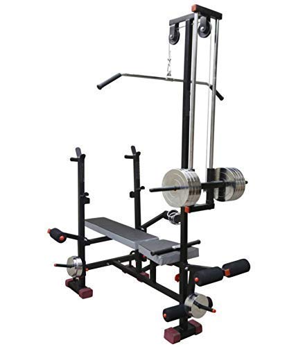 FIT KART Stainless Steel 20 in 1 Bench only with LAT Pull...