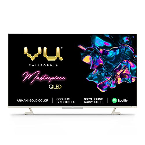 Vu 164 cm (65 inches) The Masterpiece Glo Series 4K Ultra HD...