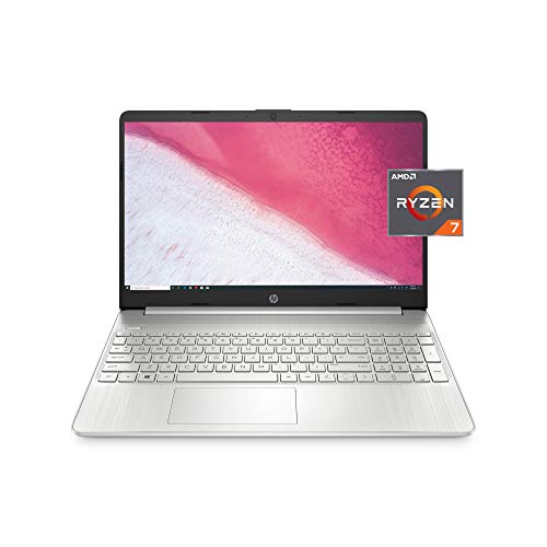 HP 15-inch HD Laptop, AMD Ryzen 7 3700U Processor, 8 GB RAM,...
