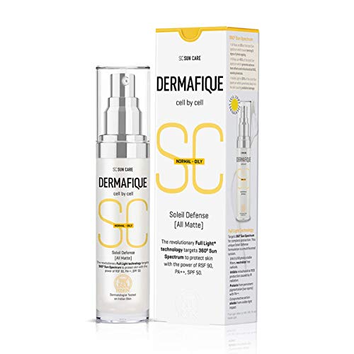 Dermafique Soleil All Matte Sunscreen with SPF 50, 30 g -...