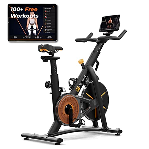 Flexnest Flexbike Upright Spin Bike | Smart Bluetooth...