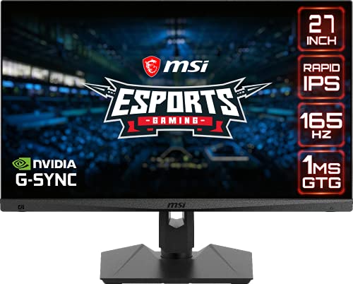 MSI Optix MAG274QRF Esports Gaming Monitor - 27'(68.5cm)...