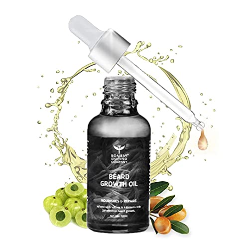 Bombay Shaving Company Beard Growth Oil Powered with Vetiver...