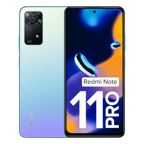 Redmi Note 11 Pro (Star Blue, 6GB RAM, 128GB Storage) | 67W...