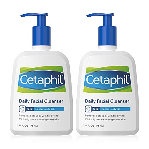 Face Wash by Cetaphil, Daily Facial Cleanser for Combination...