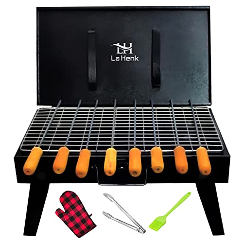La Henk Grill set - Travelers Barbeque Grill Set for Home...