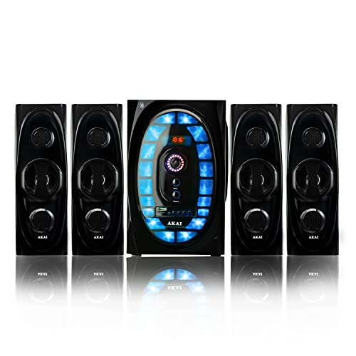 AKAI Jazz MS4680 80W RMS 4.1 Channel Multimedia Speakers...