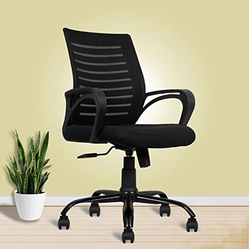 beAAtho Verona Mid Back Revolving Office Chair (Nylon...