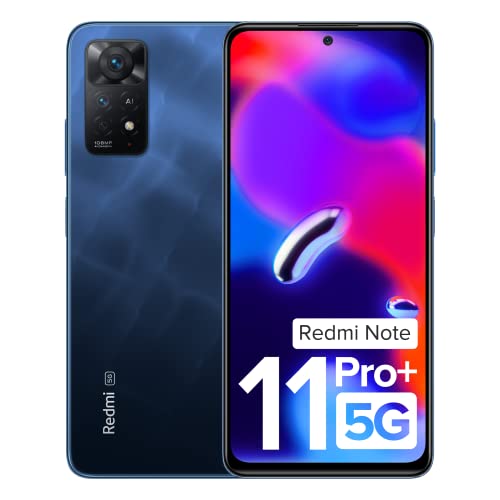 Redmi Note 11 Pro + 5G (Mirage Blue, 8GB RAM, 128GB Storage)...