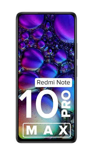 Redmi Note 10 Pro Max (Dark Night, 6GB RAM, 128GB Storage)...