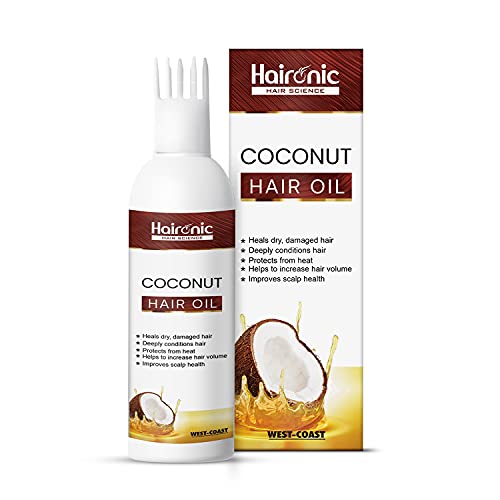 Haironic Hair Science Coconut Hair Oil for All Hair Types...