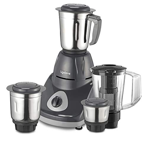 Lifelong LLMG750 Power 750 Watt Juicer Mixer Grinder, 4 Jars...