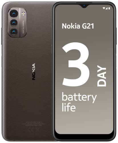 Nokia G21 Android Smartphone, Dual SIM, 3-Day Battery Life,...