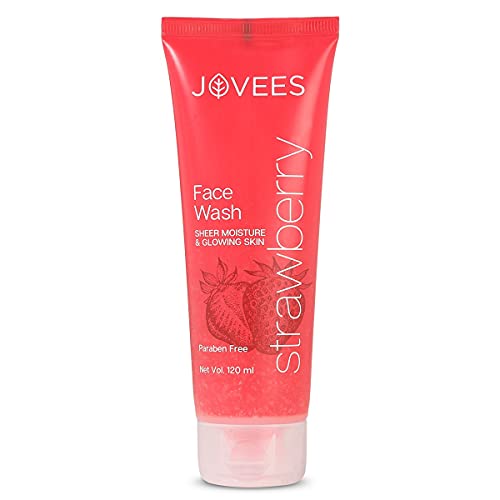 JOVEES Strawberry Face Wash 120 ml, Pink