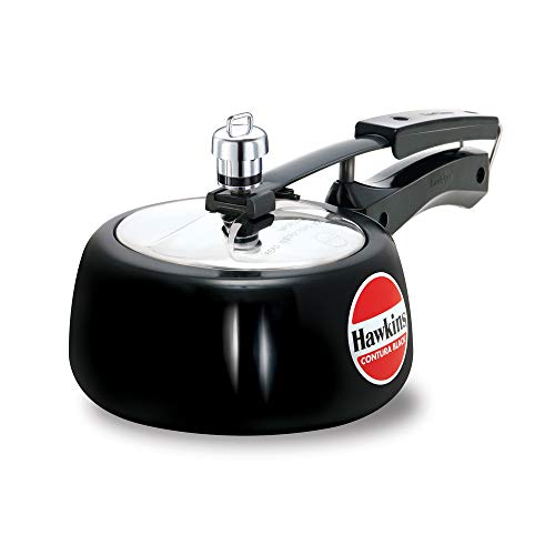 Hawkins Contura Hard Anodised Aluminium Pressure Cooker, 1.5...
