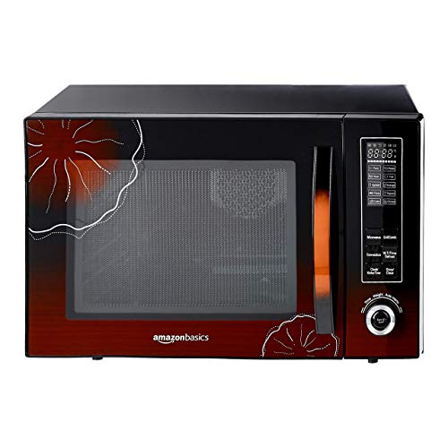 AmazonBasics 30 L Convection Microwave (Black, Defrost,...