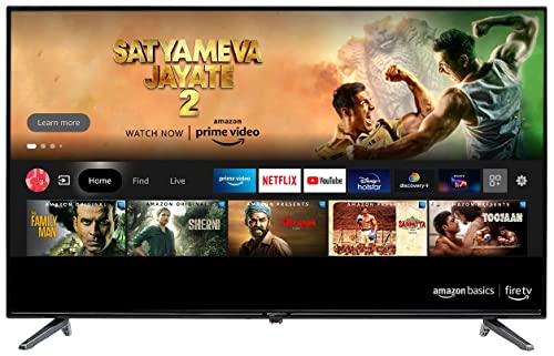 AmazonBasics 81 cm (32 inches) HD Ready Smart LED Fire TV...