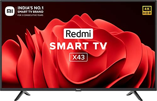 Redmi 108 cm (43 inches) 4K Ultra HD Android Smart LED TV...