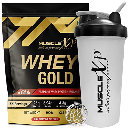 MuscleXP Whey Gold Protein - Premium Whey Protein Isolate...