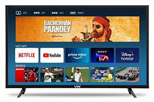 VW 80 cm (32 inches) HD Ready Android Smart LED TV VW32S...