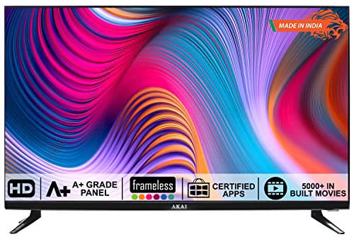 AKAI 80 cm (32 Inches) HD Ready Smart LED TV AKLT32S-DFL9W...